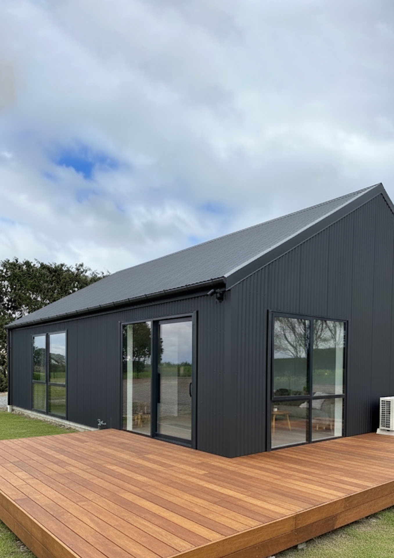 Lauriston Staff Cottage exterior with timber deck